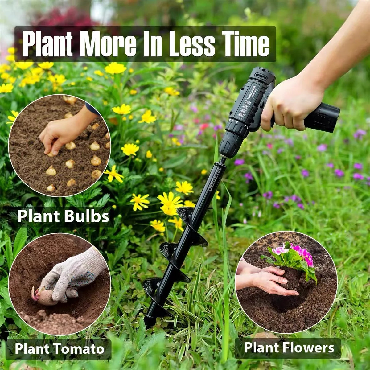 Embouts de tarière de jardin