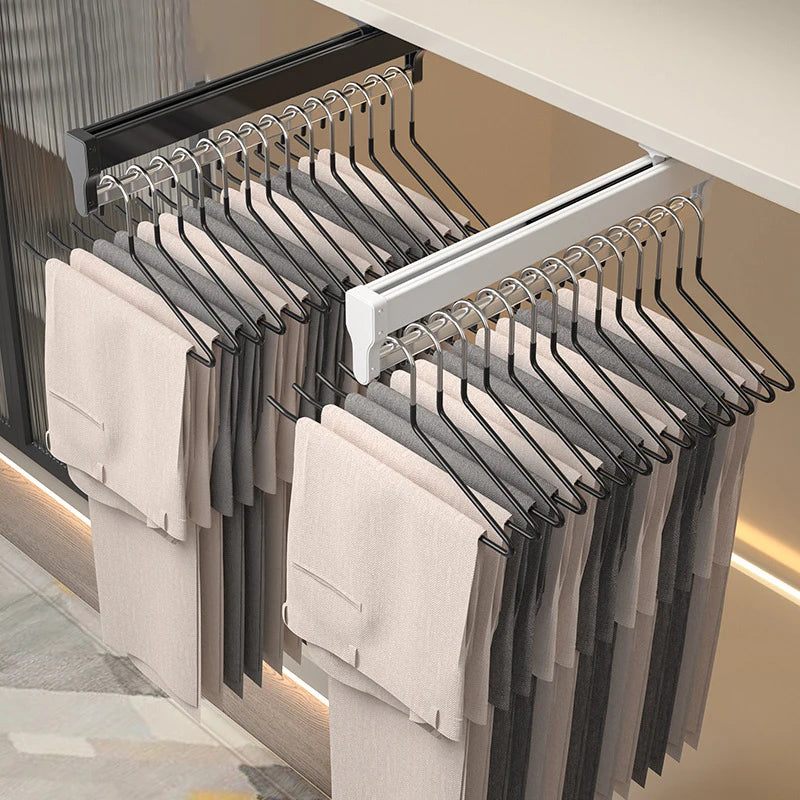 Tige de rangement pour vêtements