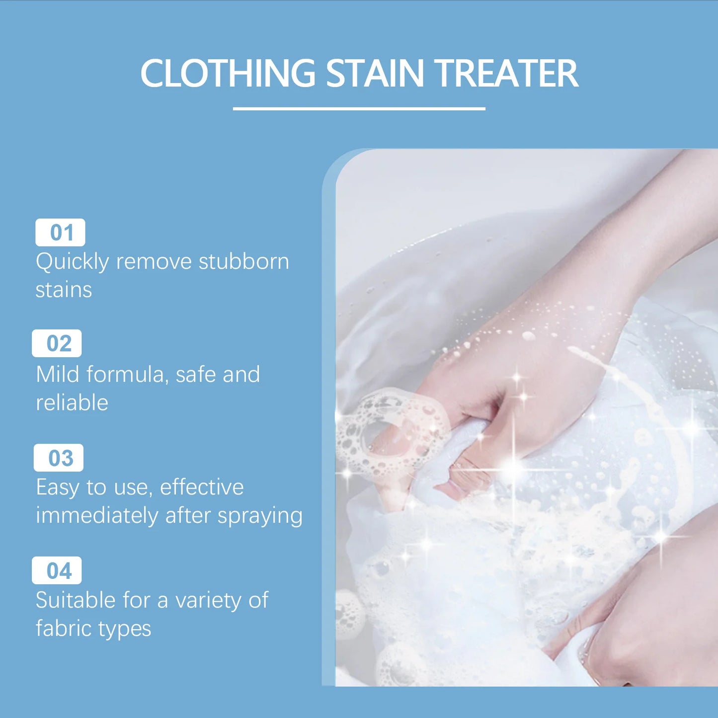 Spray dissolvant de taches