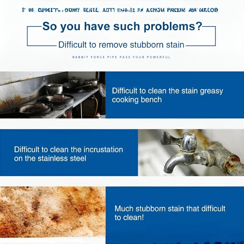 Crème de nettoyage en acier