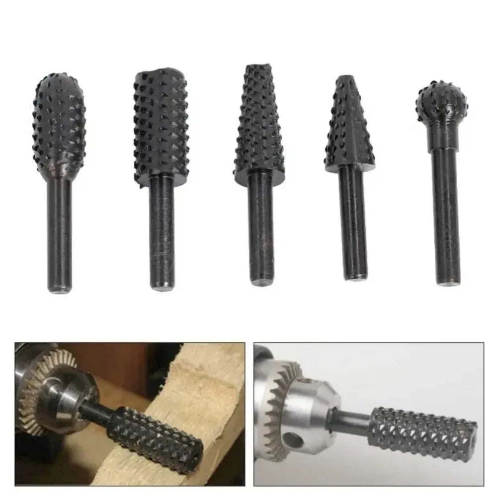 5 pièces fichier rotatif tête