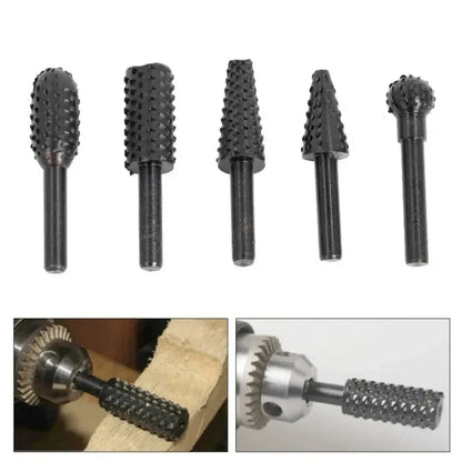 5 pièces fichier rotatif tête